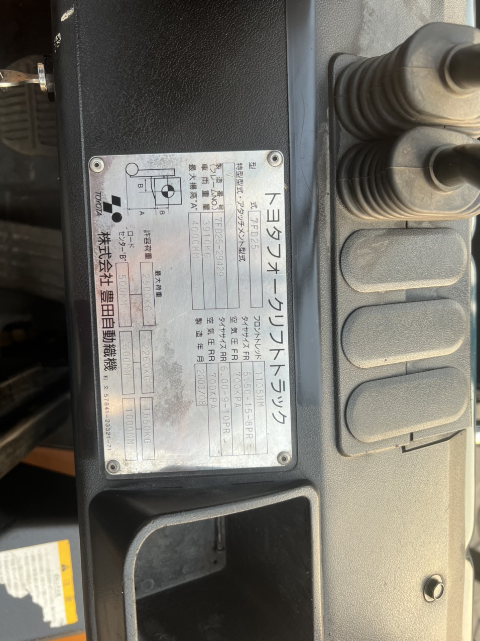 Xe nâng 2,5 tấn số sàn - Image 2